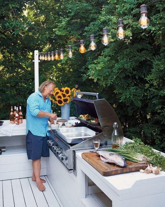 COZINHANDO NA ÁREA EXTERNA