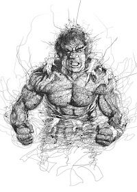 05-The Hulk - Lou Ferrigno-Vince-Low-Scribble-Drawing-Portraits-Super-Heroes-and-More-www-designstack-co