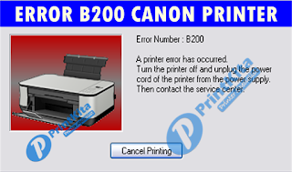 How to fix Canon B200 error