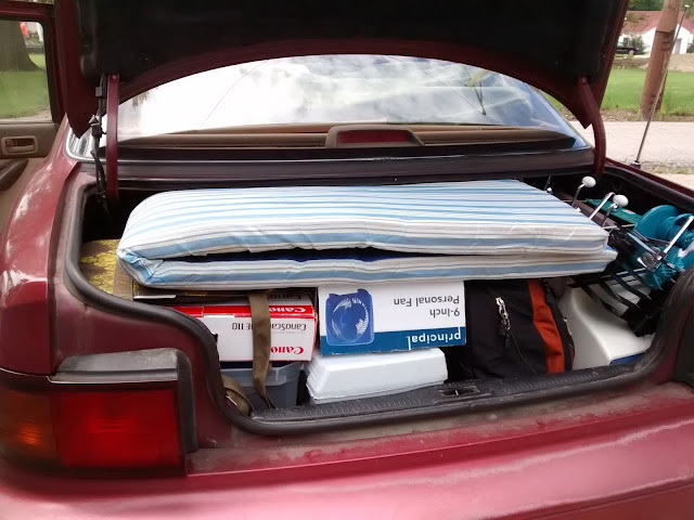 Packed for relocation to El Paso, Texas. August 2016.