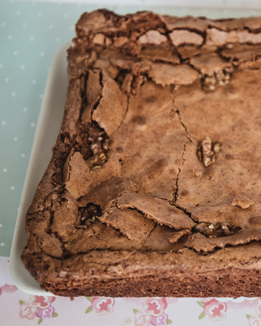 Brownie de chocolate y nueces