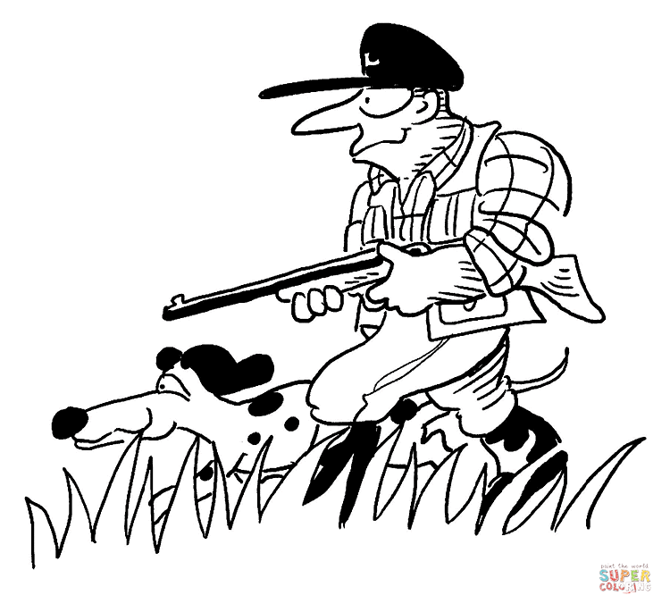 Hunting Coloring Pages ~ Coloring Print