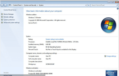 Télécharger gratuit Windows 7 SP1 Ultimate 