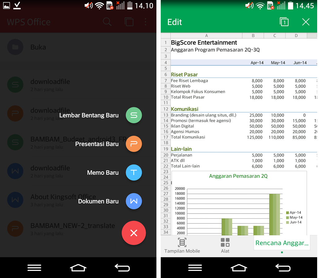 Aplikasi Pembuka dan Edit Dokument di AndroidAnak Kuliah
