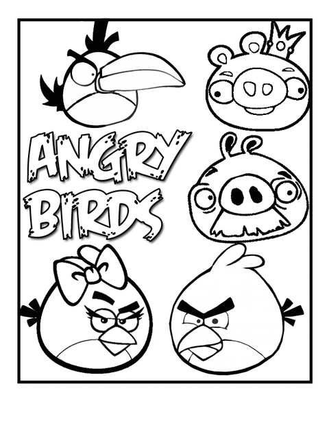 Angry Birds Space Coloring Pages >> Disney Coloring Pages