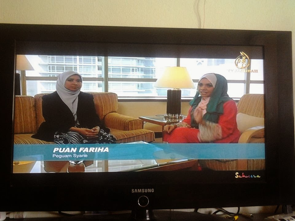 Sebagai tetamu undangan di TV Al-Hijrah 26 Ogos 2013