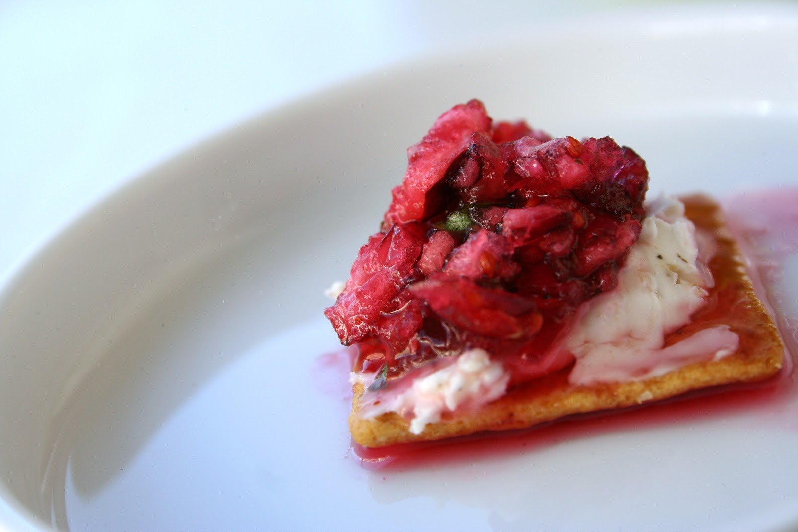 Sweet & Spicy Cranberry Cream Cheese Dip