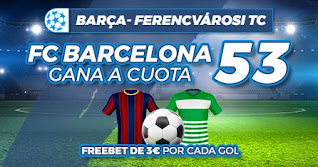 paston megacuota Barcelona vs Ferencváros 20-10-2020 paston megacuota Barcelona vs Ferencváros 20-10-2020
