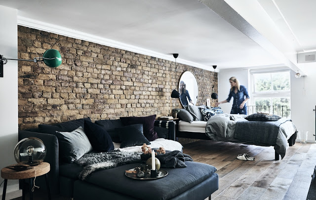 A London apartment in a former old school