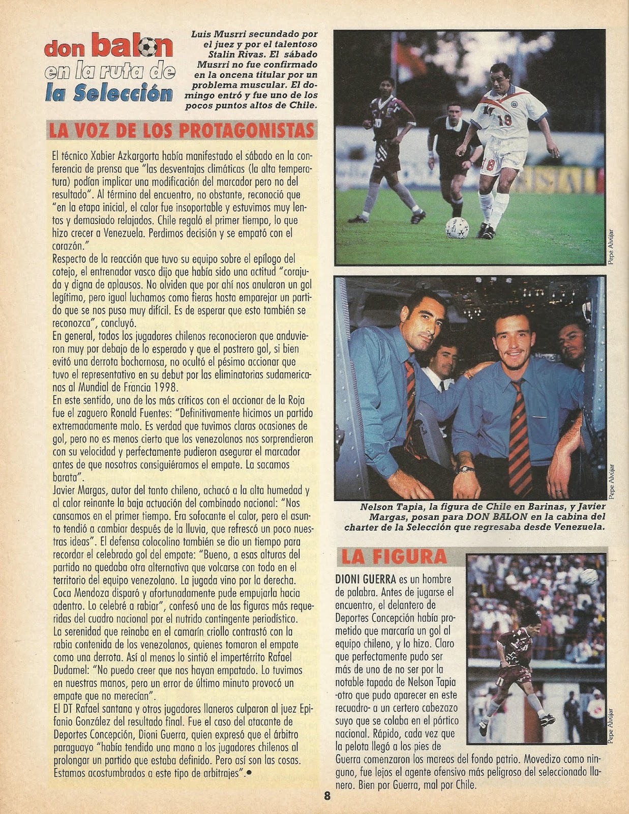 Partidos de la Roja [02/06/1996] VenezuelaChile 11