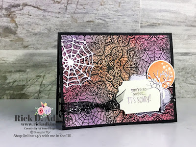 You're So Sweet It's scary when you use the Frightfully Cute Bundle from Stampin' Up! to make this card.  Click to learn more