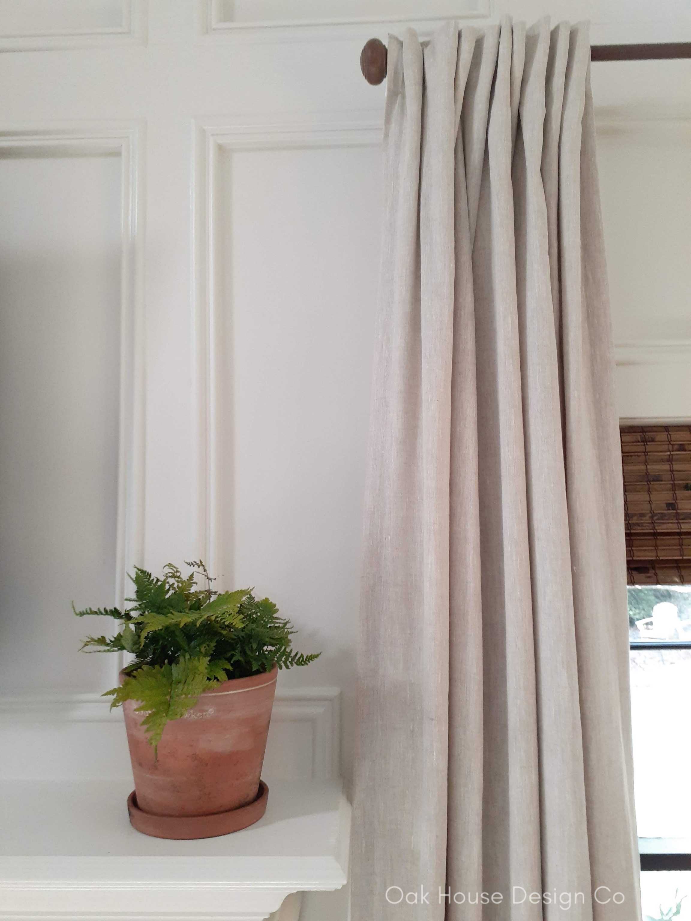 OAK HOUSE DESIGN CO. Restoration Hardware Dupe Drapes