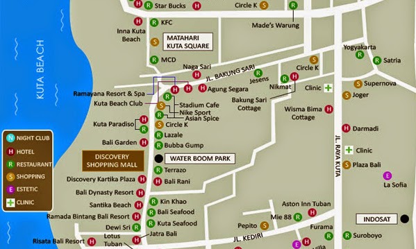 Bali Hotels Map 2018 World S Best Bali Hotel Map Kuta
