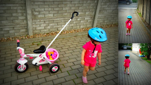 Nauka jeżdżenia na rowerze Smoby First Bike - pierwszy rowerek dla dziecka