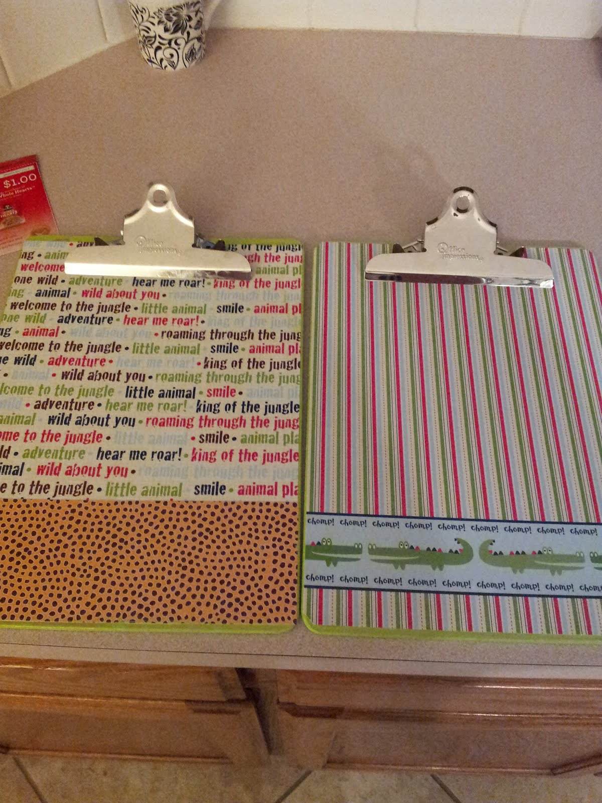 Double Duty Clipboards!!!!!