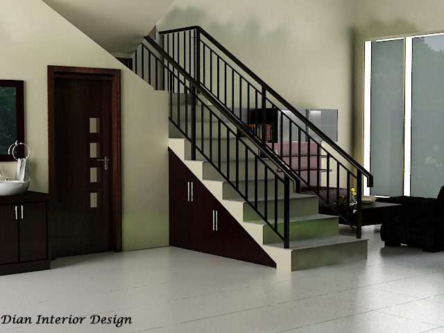 LEMARI BAWAH TANGGA Dian Interior Design
