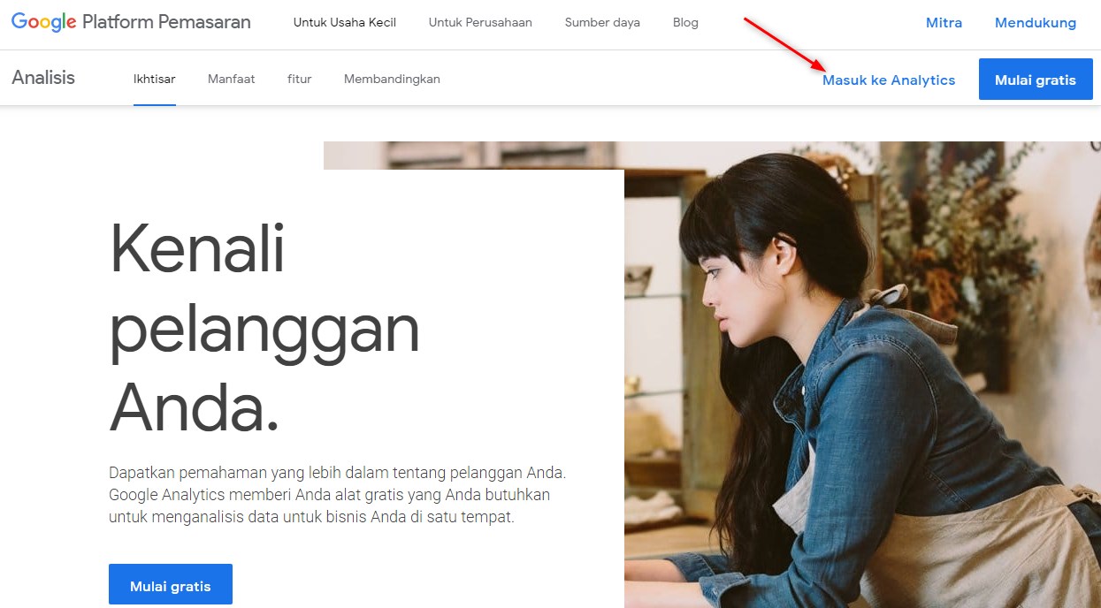 Cara Mendaftar Google Analytics 