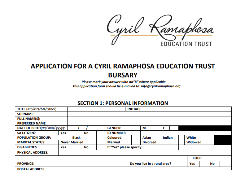 The Cyril Ramaphose Education Trust has a different approach to the