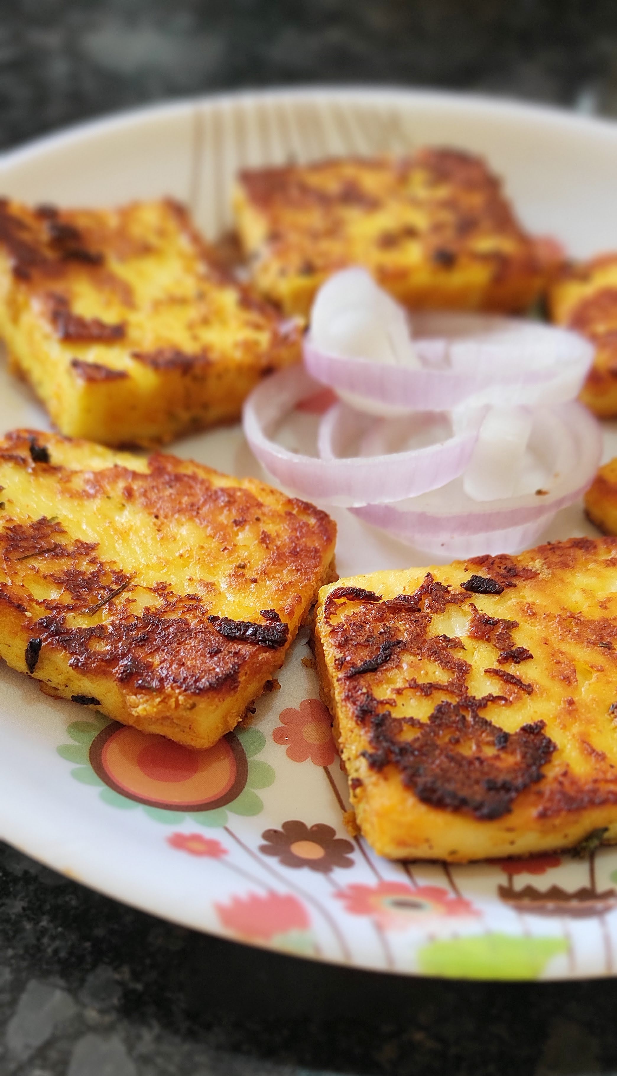 Paneer tawa fry / pan fried paneer