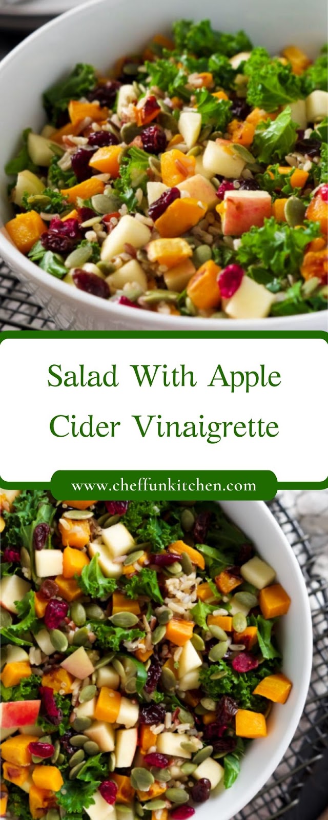 Salad With Apple Cider Vinaigrette Salad With Apple Cider Vinaigrette