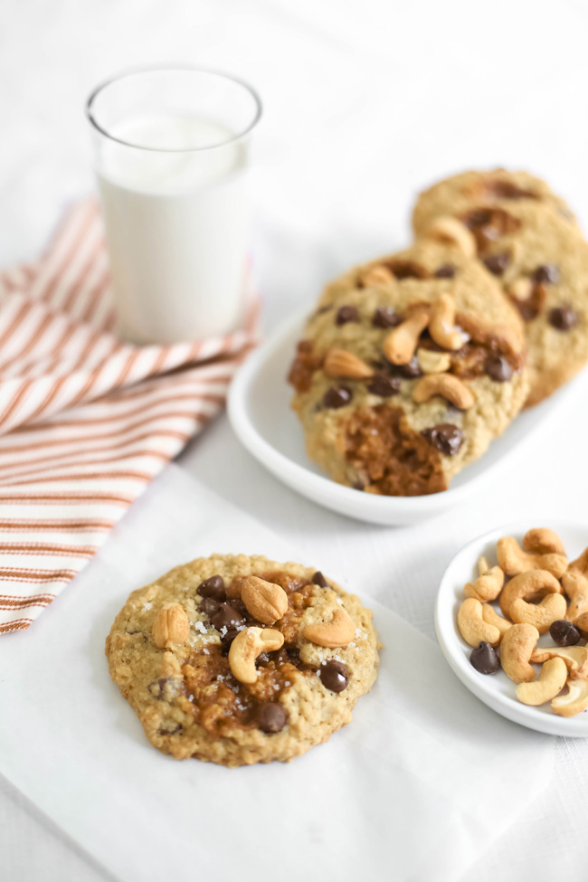 Puffy Oatmeal Chocolate Chip Cookies Sprinkle Bakes