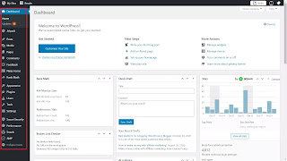 wordpress dashboard, wordpress vs blogger