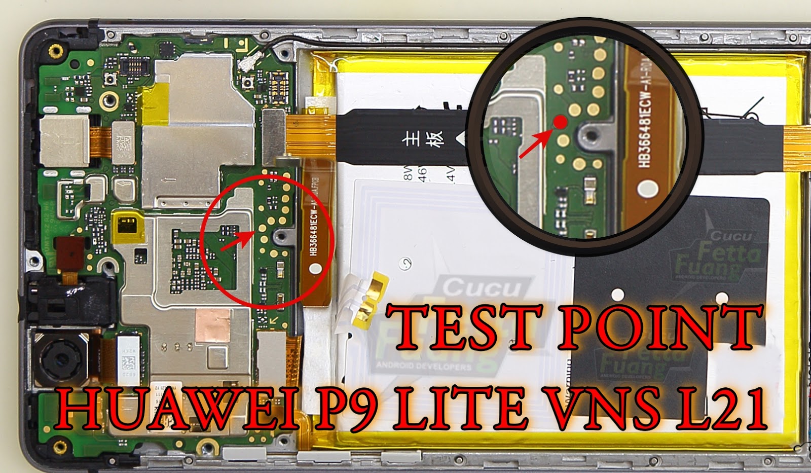HUAWEI P9 Lite VNS L21 TEST POINT - Tembel Panci
