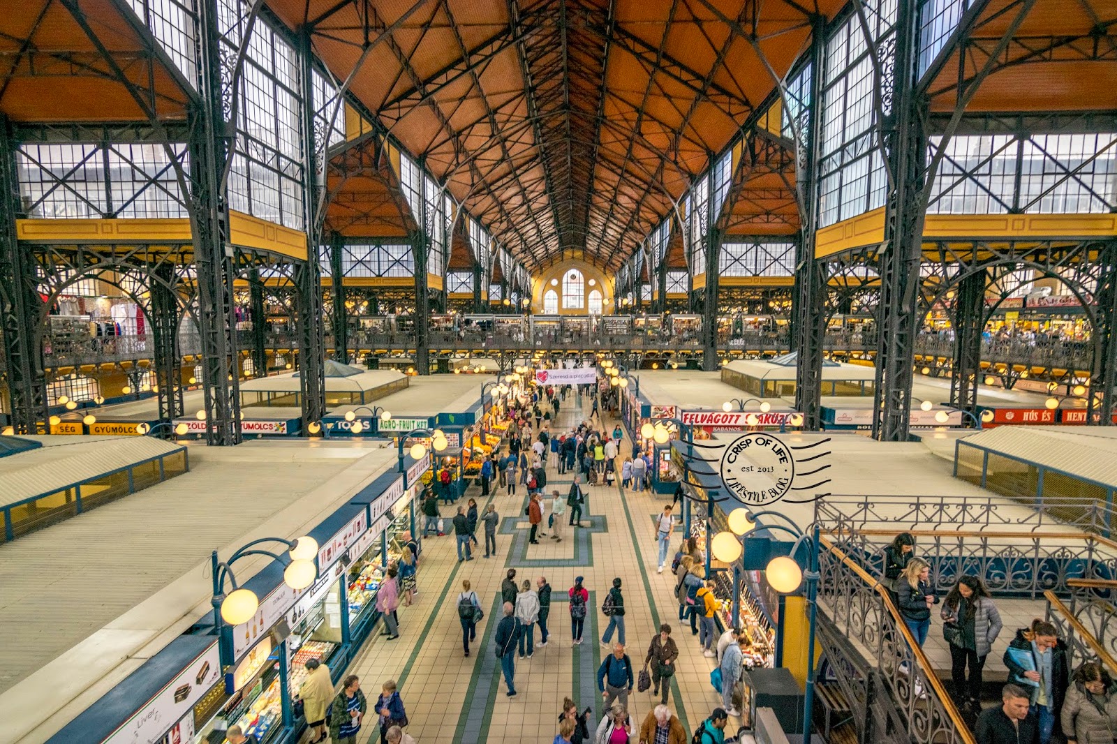 Budapest Central Market Hall (Nagyvásárcsarnok) @ Hungary 