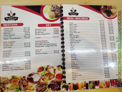 menu restoran Der' Village Kichen's menu restoran Der' Village Kichen's
