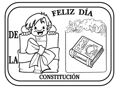 Maestra de Infantil: Fichas para colorear la Constitución Española