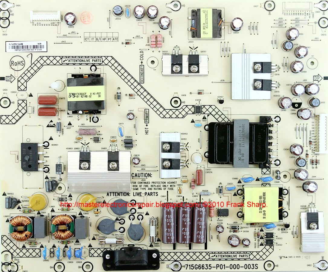 Master Electronics Repair ! REPAIR / SERVICING TV SHARP LC46LD265RU