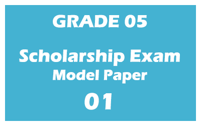 Grade 05 - Scholarship Preliminary Exam Paper - 01 (2021)