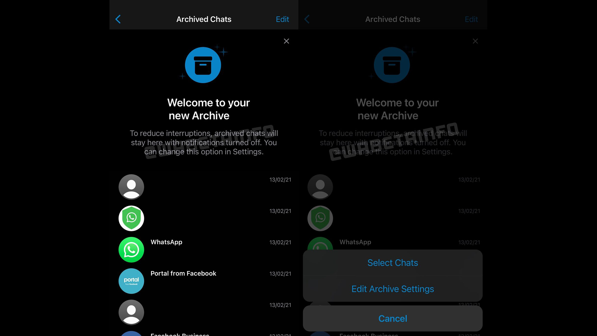 New ‘archived chats’ tab in the works for iOS for WhatsApp New ‘archived chats’ tab in the works for iOS for WhatsApp