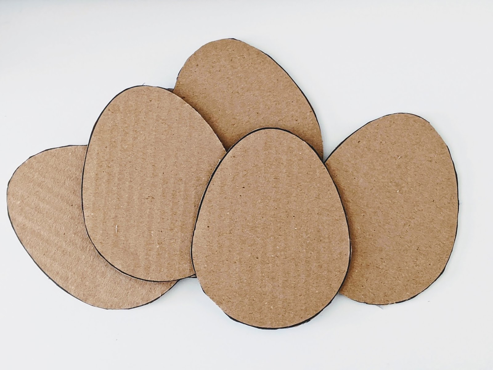 Easy Colorful Cardboard Easter Eggs for Kids Crafting A Fun Life