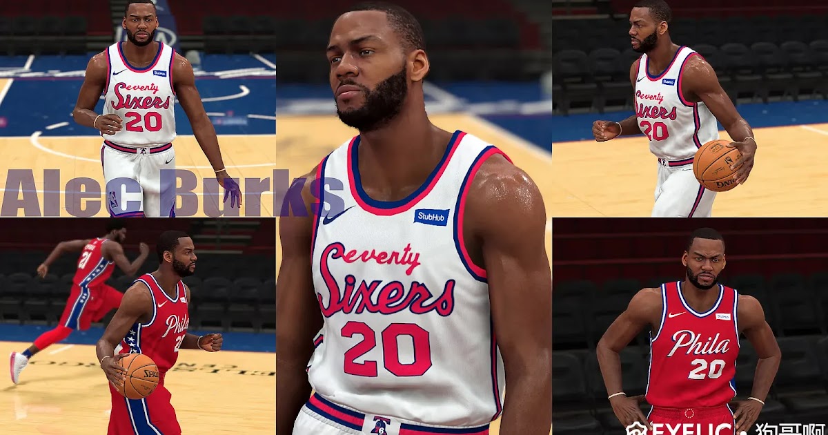 NBA 2K20 Alec Burks Cyberface and Body Update by 屏蔽 狗哥啊