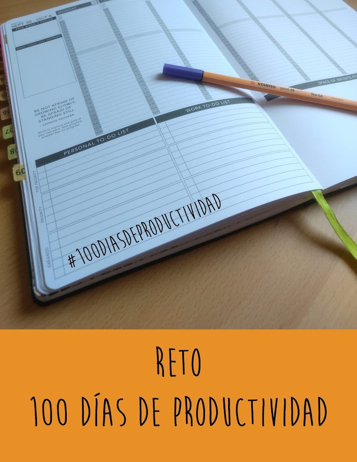 100 días de productividad - Pegotiblog
