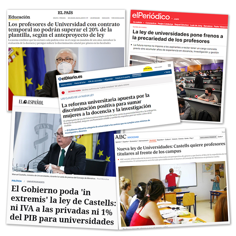 CCOO Universidad de La Laguna El Gobierno aprueba su propuesta de