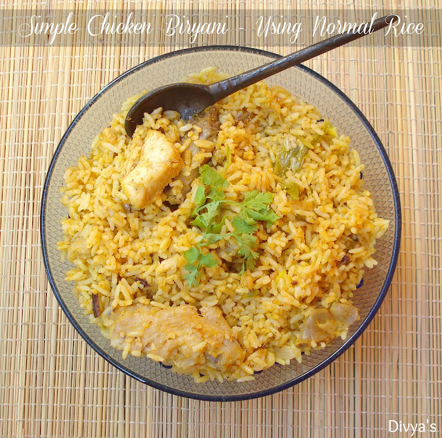 Ponni Rice Chicken Biryani Biryani Without Basmati Rice Easy