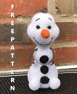 PATRON GRATIS OLAF | FROZEN AMIGURUMI 44114