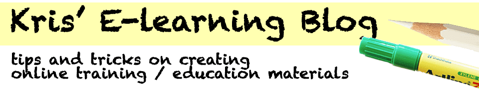 Kris' E-Learning Blog