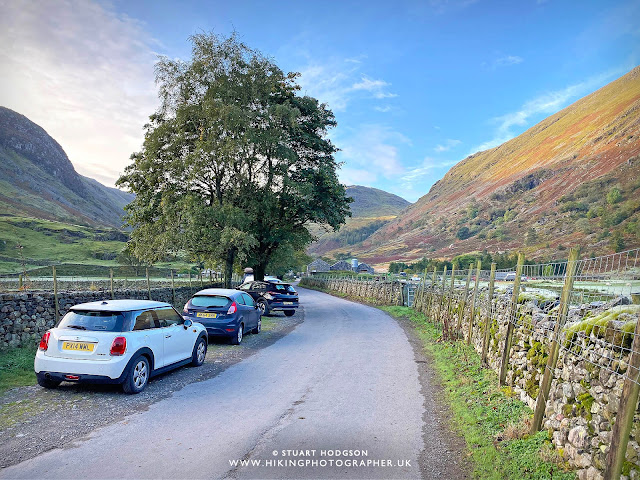 Scafell Pike walk Corridor route map height climbing best route up, Seathwaite Lake District Lakes Wasdale 3 peaks