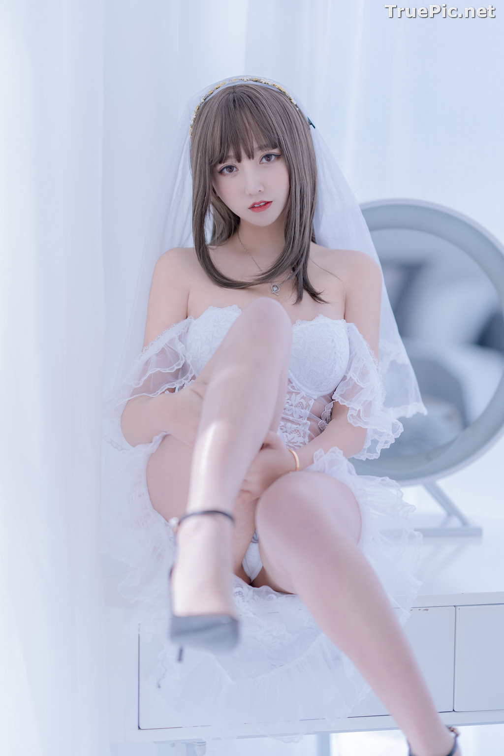 Image Chinese Cosplay Model - 过期米线线喵 (米線線sama) - Beautiful Sexy Bride - TruePic.net - Picture-18
