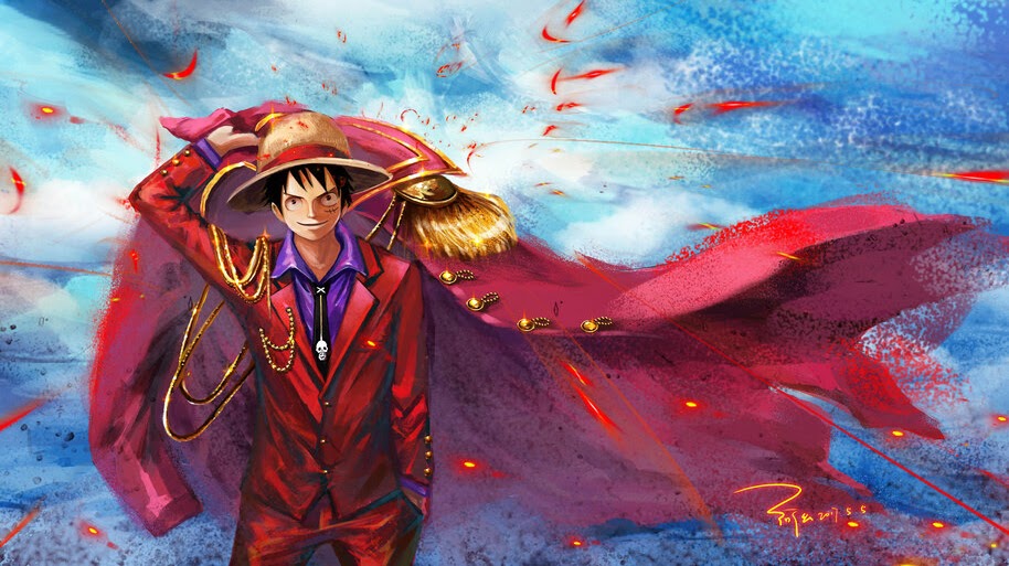 Admiral, Luffy, One Piece, 4K, 6.2567 Wallpaper