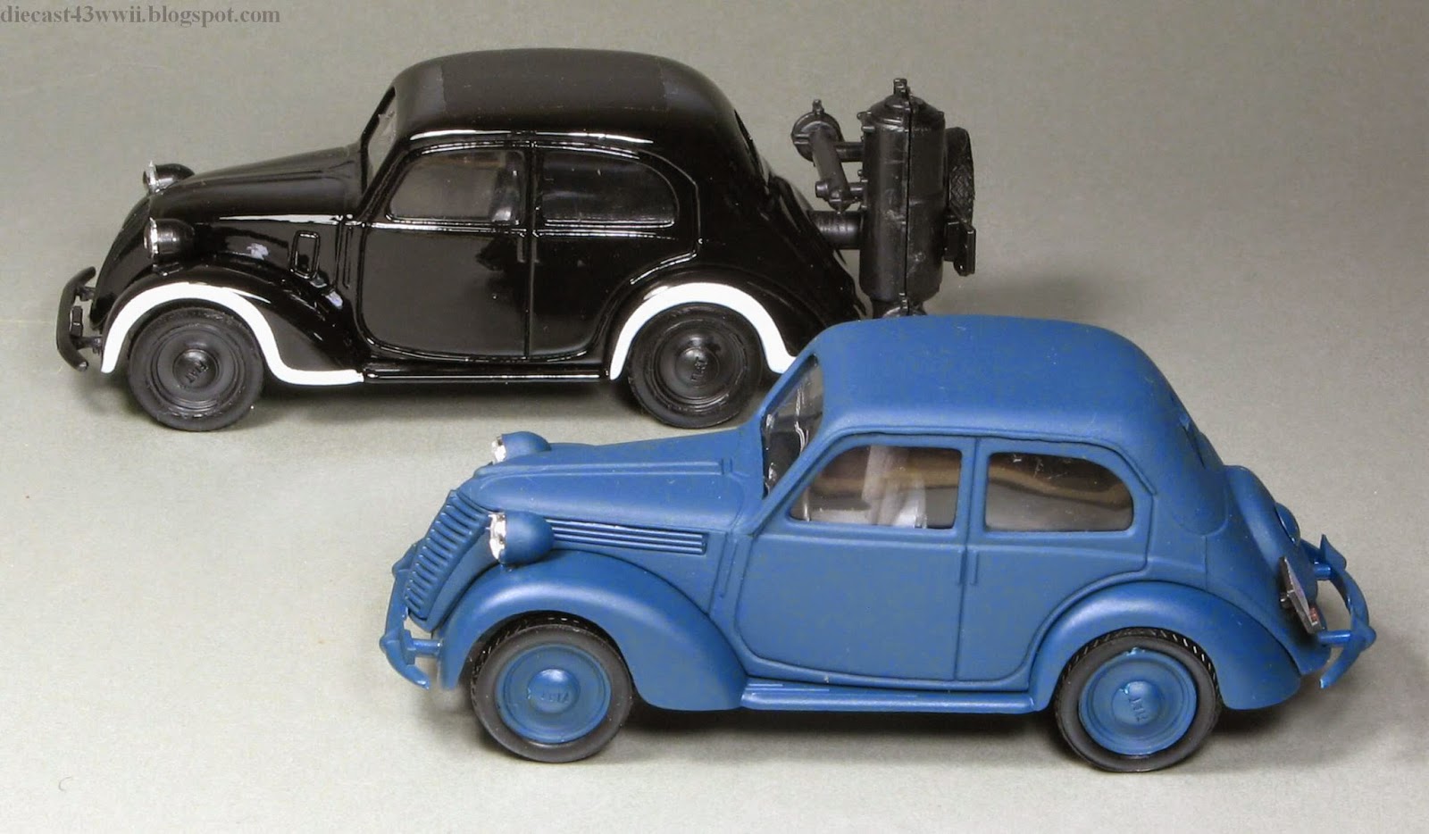 BRUMM R064-02 Scale 1/43 | FIAT 1100 B 1948 GREY - Car Model Scale Zone | Diverse Car Models | A