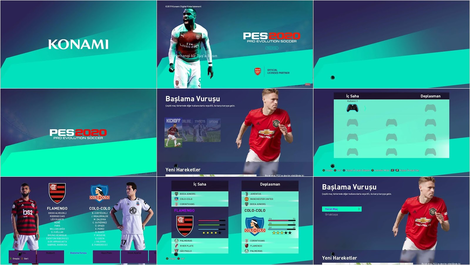 Pro Evolution Soccer 2020 PES 2020 New Menu By Furkan6141