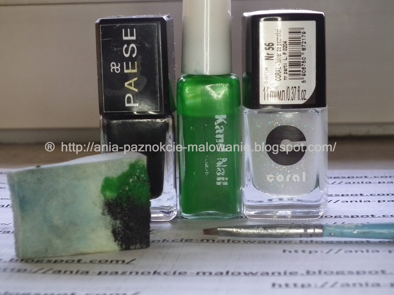 Paznokciowe Pomysly Czarno Zielone Ombre Paznokciowe Pomysly