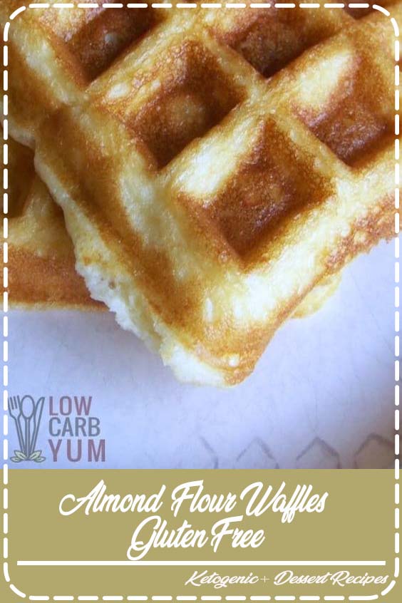 Almond Flour Waffles Gluten Free Dessert Recipes Cookies