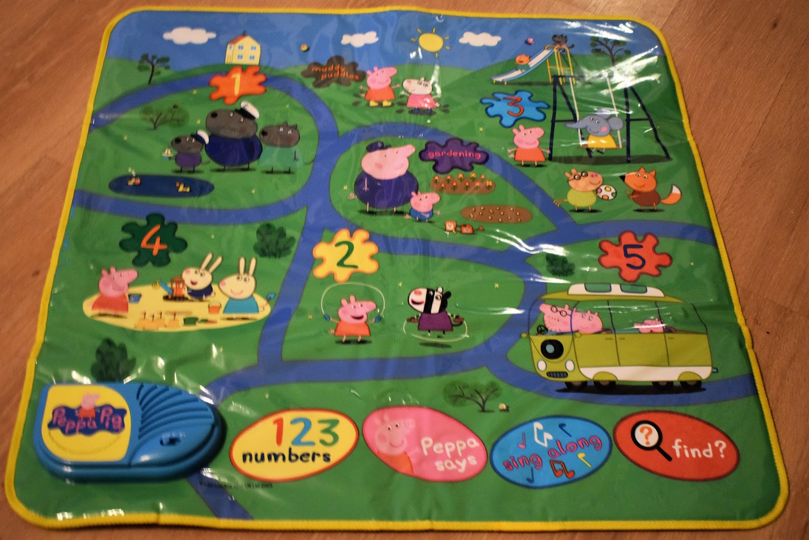 peppa pig interactive playmat