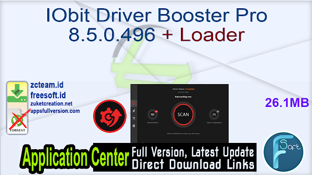IObit Driver Booster Pro 8.5.0.496 + Loader_ ZcTeam.id