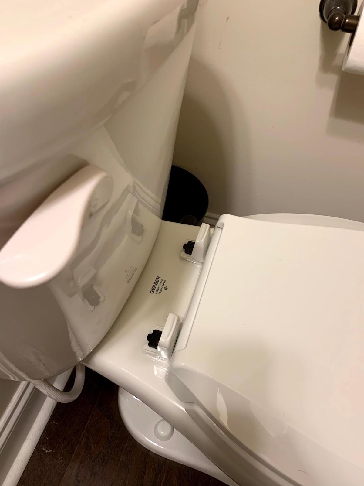 Replacing Toilet Seat
